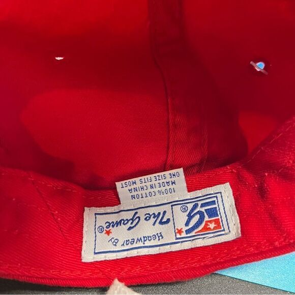 Otterbein University Cardinals Red “The Game” Adjustable‎ Hat Cap Cotton NWT - Picture 5 of 5